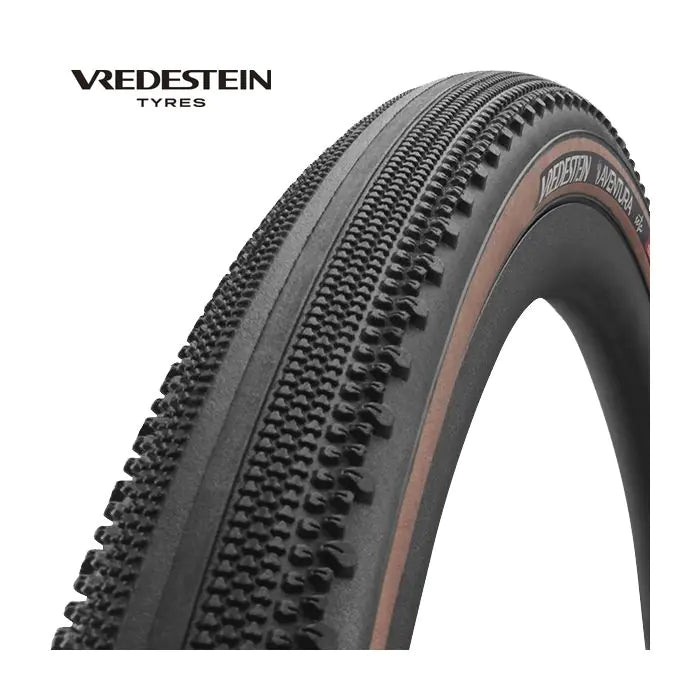 Vredestein outer tire aventura seta 700 x 44c zw transparent fold