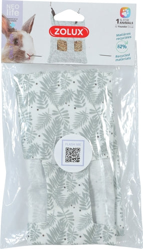 Zolux neolife hay bag rabbit green