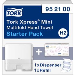 Towel dispenser Tork 952100 plastic white