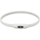 Trixie luminous collar dog USB silicone rechargeable multi -colored