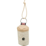 Trixie poop bag holder canvas look imitation leather with 20 assorted poop bags