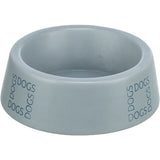 Trixie food bowl drinking bowl dog dogs ceramic gray-blue