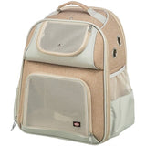 Trixie dog bag backpack willow beige brown