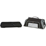 Trixie dog bag airplane bag boarding black gray