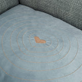 Canasta de perros trixie viviana angular azul gris