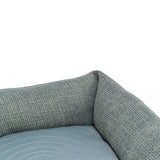 Trixie dog basket viviana angular blue gray
