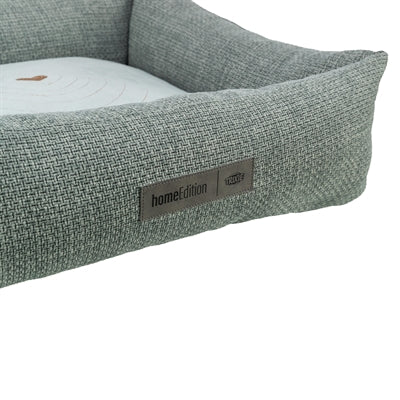Trixie dog basket viviana angular blue gray