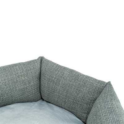 Trixie dog basket viviana around blue gray