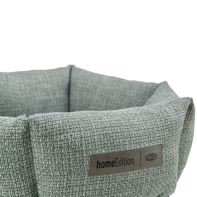 Trixie dog basket viviana around blue gray