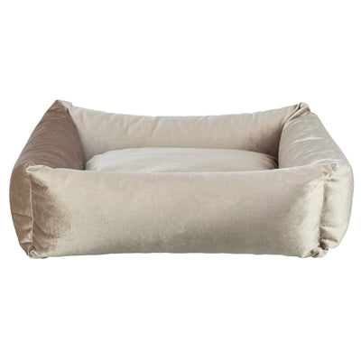 Trixie dog basket malia angular gold sand recycled