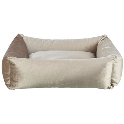 Trixie dog basket malia angular gold sand recycled
