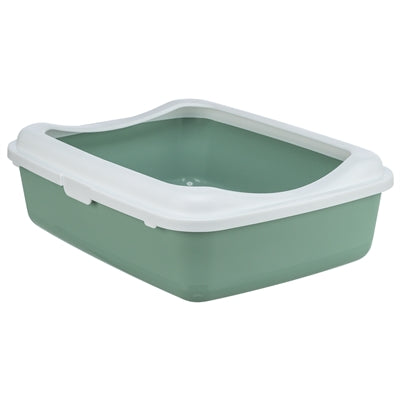 Trixie Kattenbak Classic with Rand Sage White