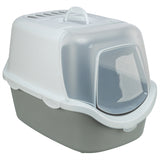Trixie Cat Box Vico Open Top con tetto Grigio chiaro bianco