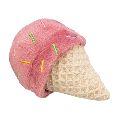 Trixie ice cream or cupcake plush with catnip assorted