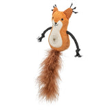 Trixie Squirrel Plush s spomladanskim repom z mačjo