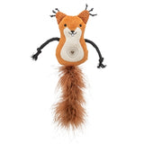 Trixie Squirrel Plush s spomladanskim repom z mačjo