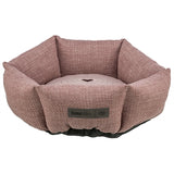 Trixie dog basket Viviana around old pink