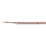 Trixie dog leash cavo adjustable rust graphite gray