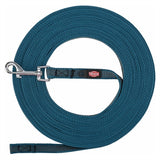 Trixie dog leash tow line with rubber anti-slip petrol blue