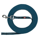 Trixie Dog Leash Tow Line z gumijastim proti -zvijačem bencinske modre