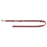 Trixie dog leash premium adjustable sangria red