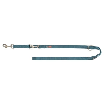 Trixie dog leash premium adjustable petrol blue