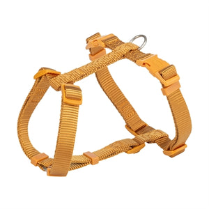 Trixie hundesele premium h-sele karrygul