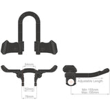 Controltech - falcon triathlon tt clip-on mini aluminium