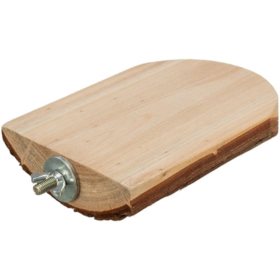 Trixie platform with screw mounting bark wood