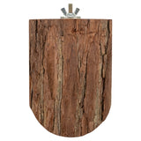 Trixie platform with screw mounting bark wood