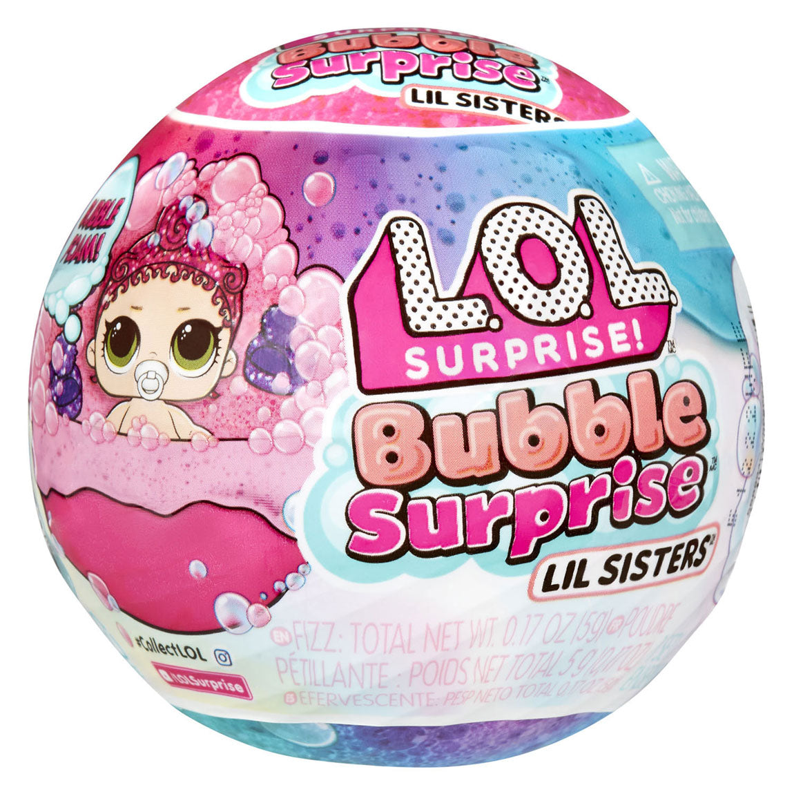 L.O.L. Překvapení Bubble Surprise Lil Sisters Mini Pop