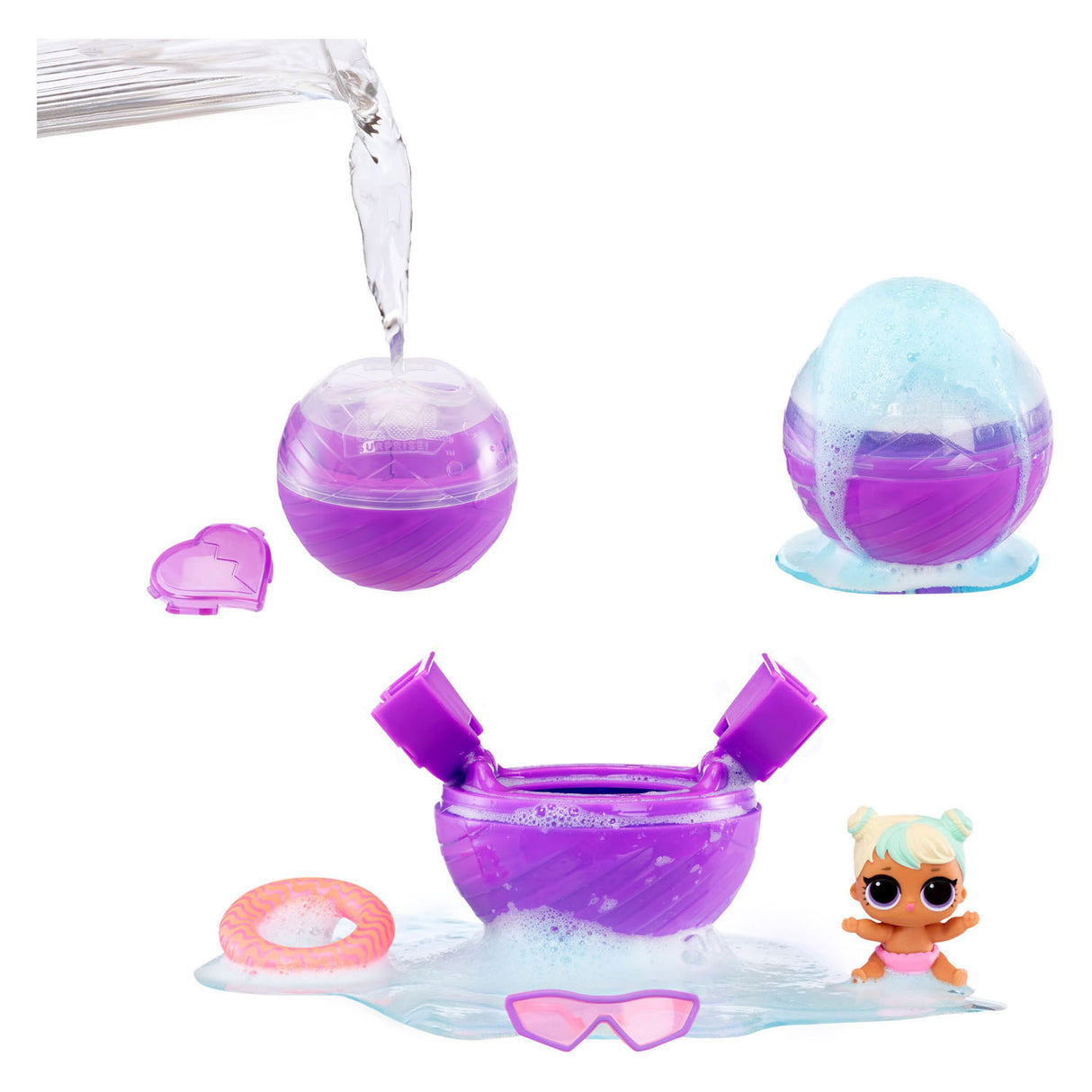 L.O.L. Překvapení Bubble Surprise Lil Sisters Mini Pop