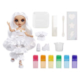 Mga underholdning regnbue høy akvarell lage mote dukke - brune øyne