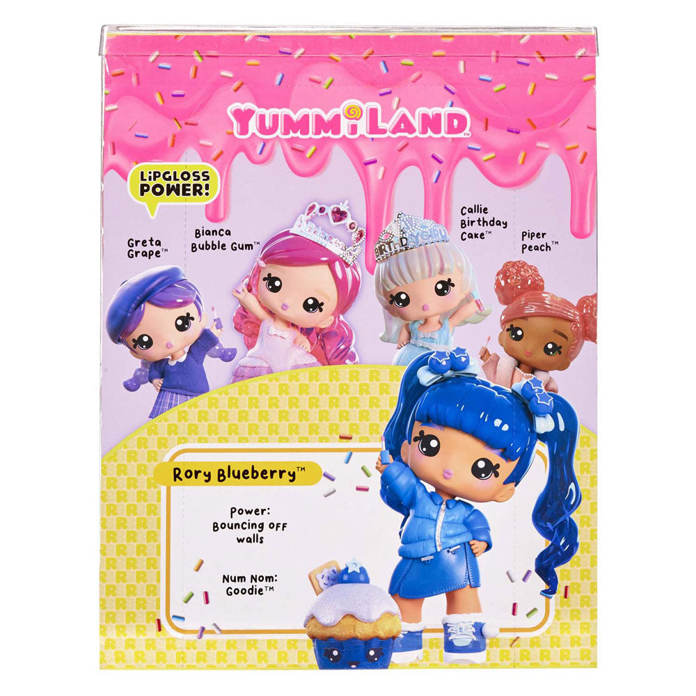 Mga entertainment yummiland large doll + lip gloss petrory blueberr