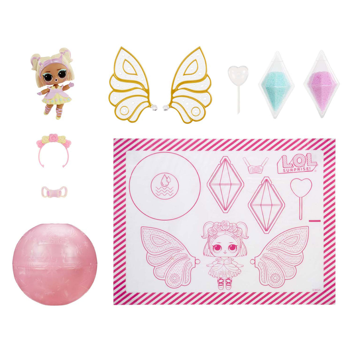 Lol. Surprise Fairy Tots Minipuppen-Überraschungsball