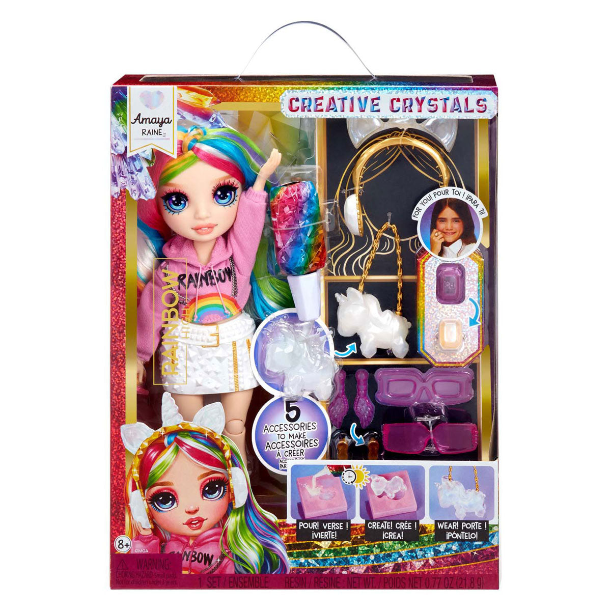 MGA Entertainment Rainbow High Crystal Fashion Pop - Amaya