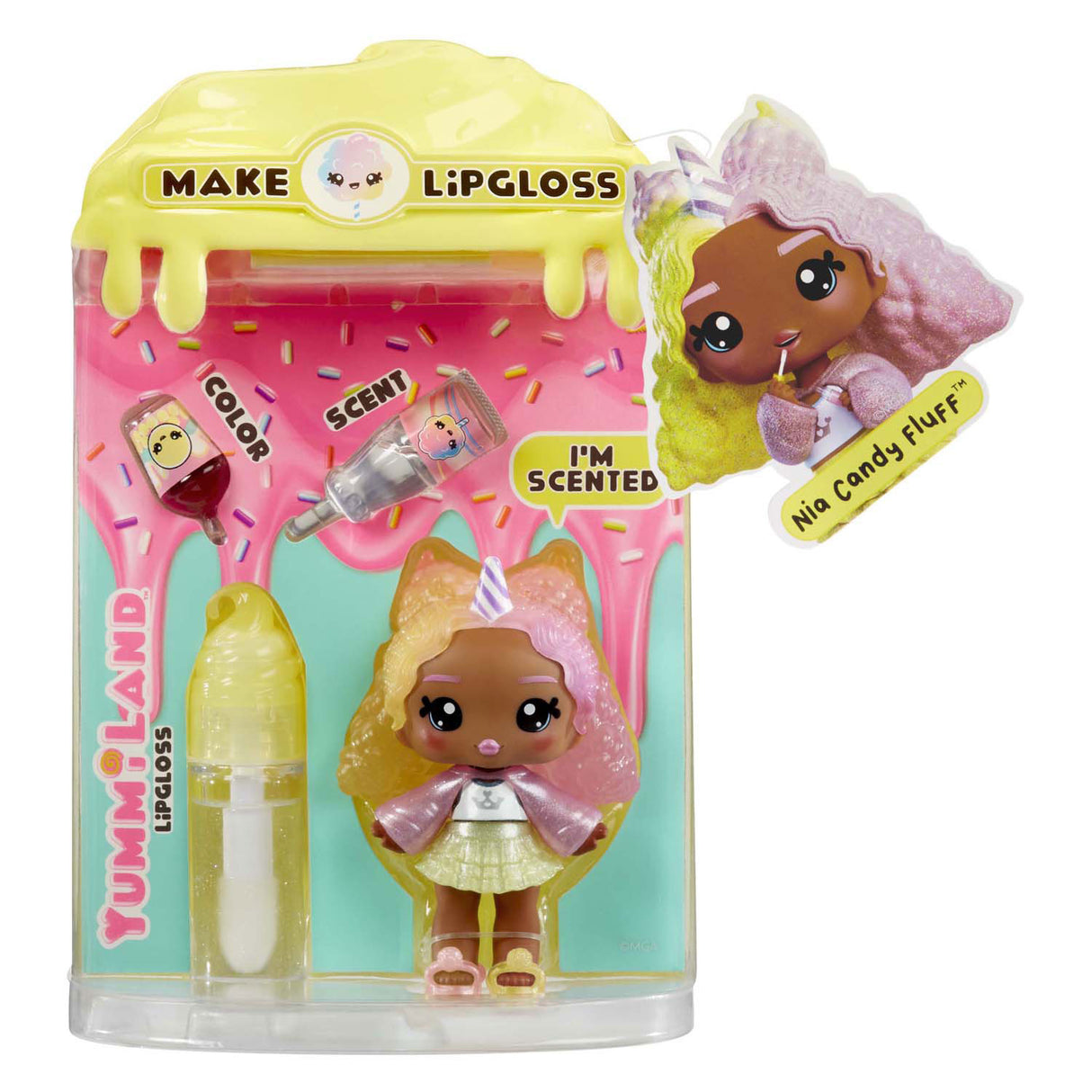 MGA Entertainment Yummiland Pop - Nia Candy Fluff with Lipgloss Set