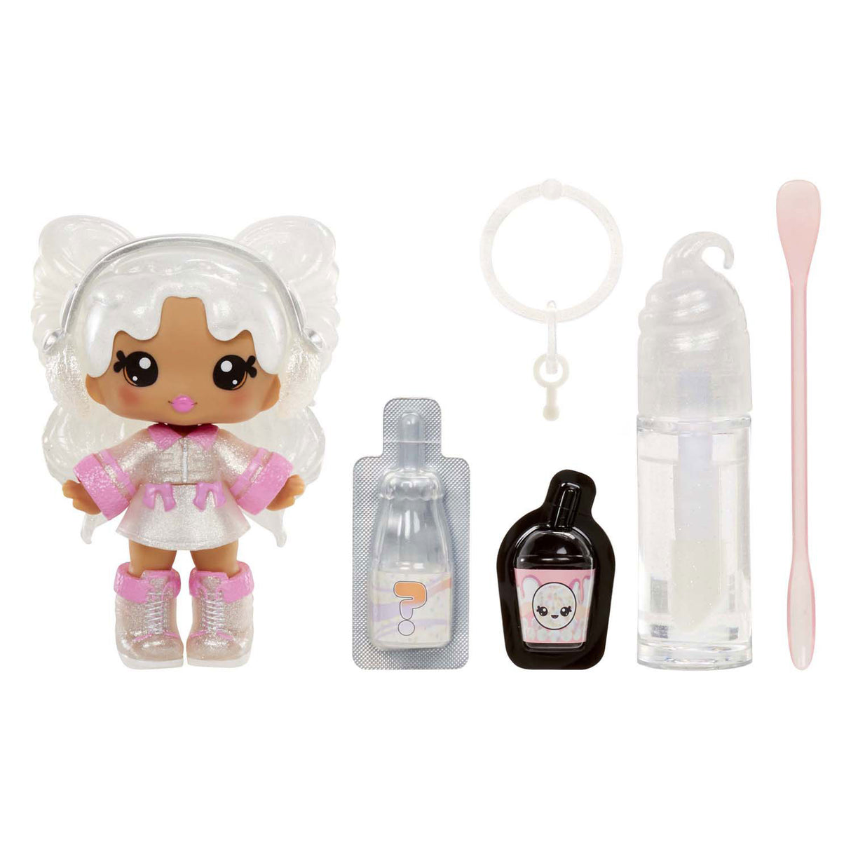 MGA Entertainment Yummiland Pop - Mystery Speel Figure Series 1 With Lipgloss Set
