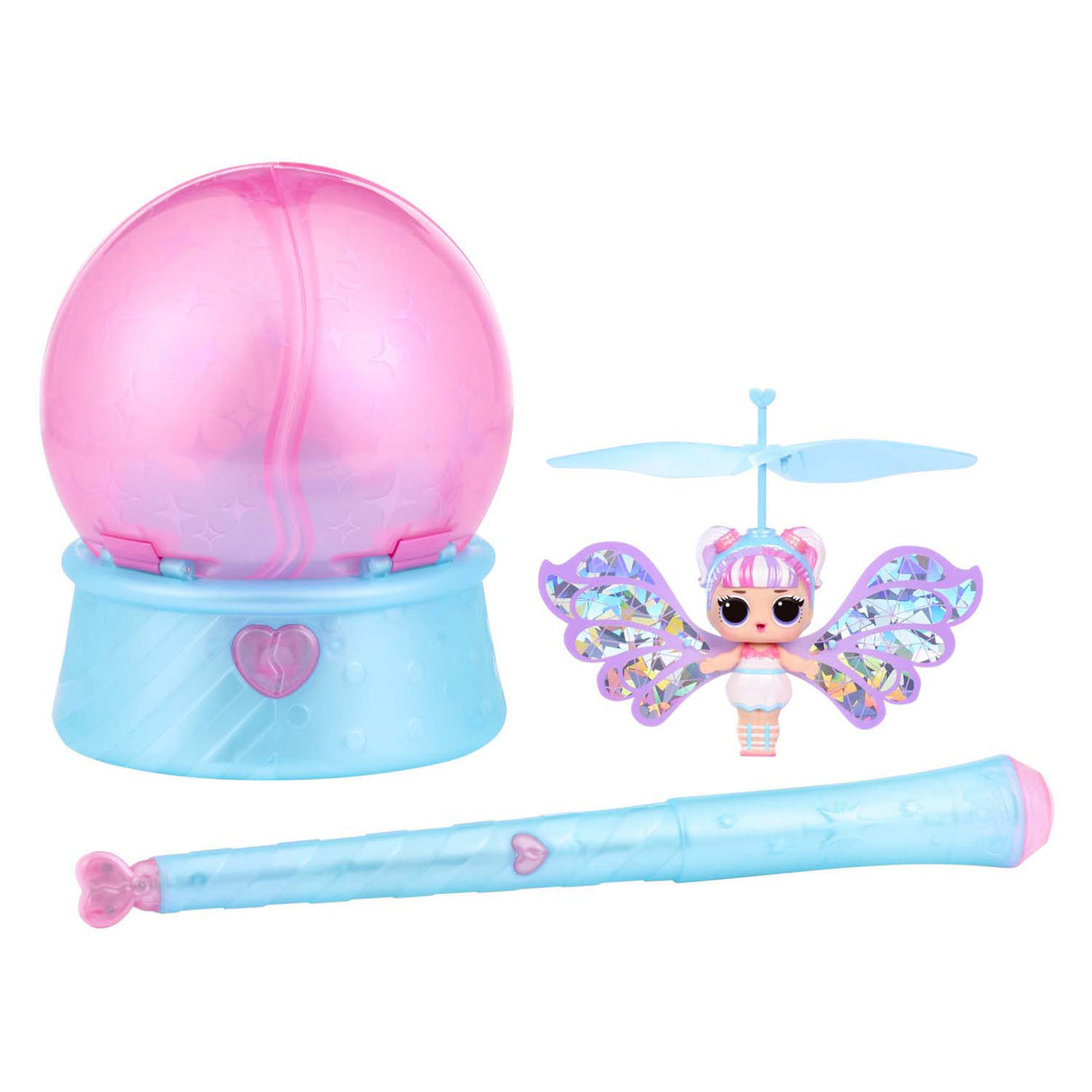 Kupa śmiechu. niespodzianka magiczne ulotki wróżki dla maluchów - płatek śniegu