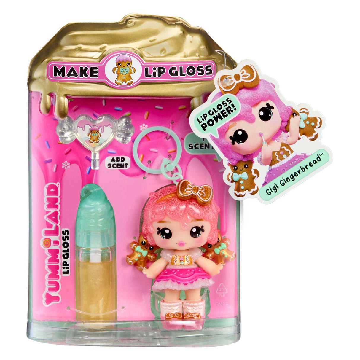 Mga entertainment yummiland pop - gigi gingerbread with lip gloss set