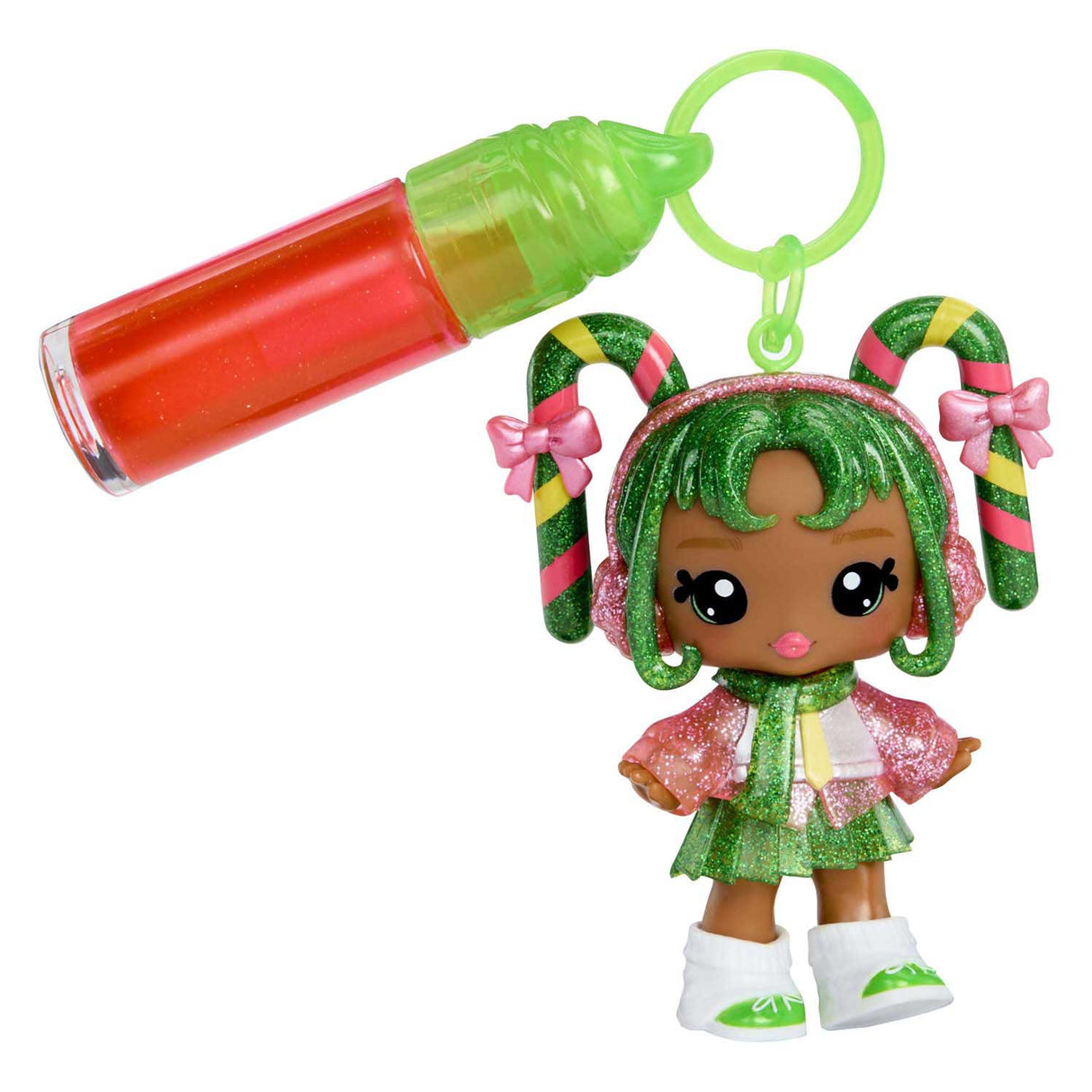 Mga Entertainment Yummiland Doll - Halle Candy Cane with Lip Gloss Set