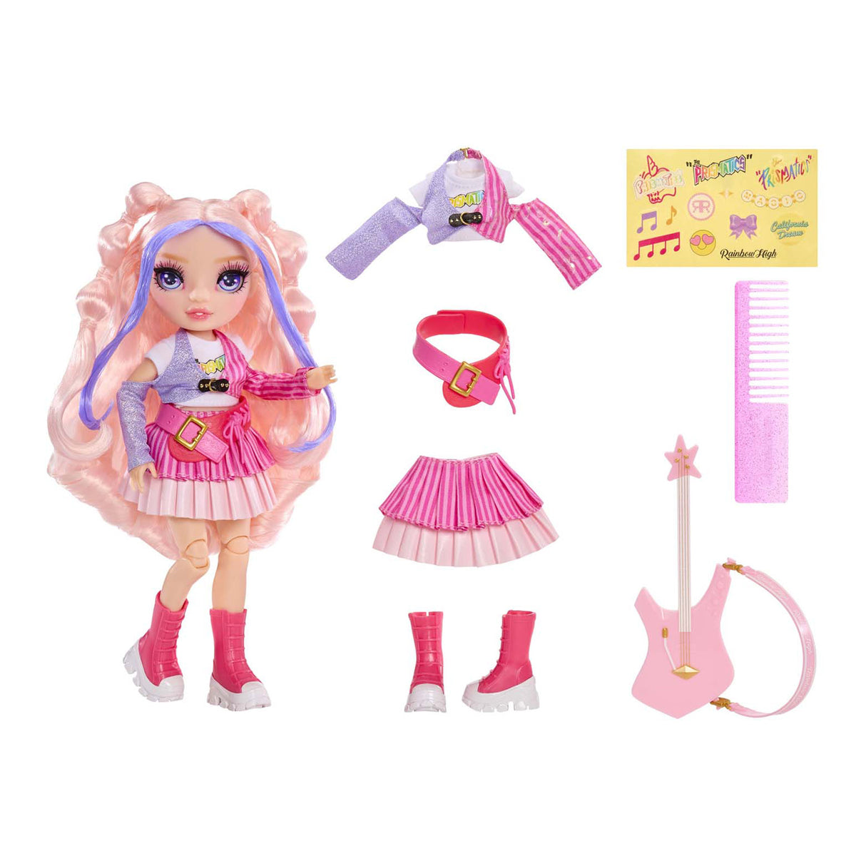 Mga entretenimento arco-íris alta nova boneca jr de alta moda bella