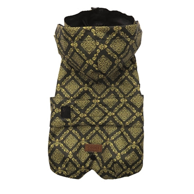 Croci dog coat goldfinger waterproof yellow black