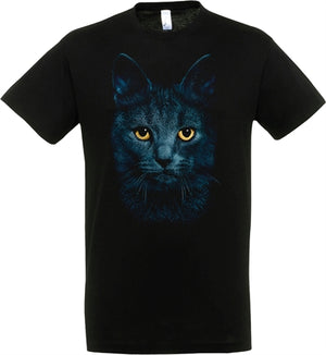T-shirt sort kat sort