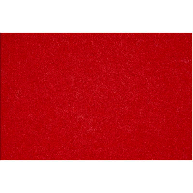 Creativ company hobbyvilt, vel 42x60 cm, dikte 3 mm, antiek rood, 1 vel