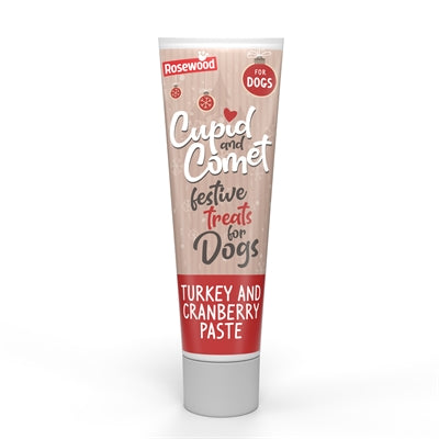 Cupidon Comet Likmat avec des pâtes aux canneberges de dinde