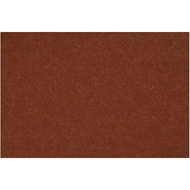 Creativ company hobbyvilt, vel 42x60 cm, dikte 3 mm, bruin, 1 vel