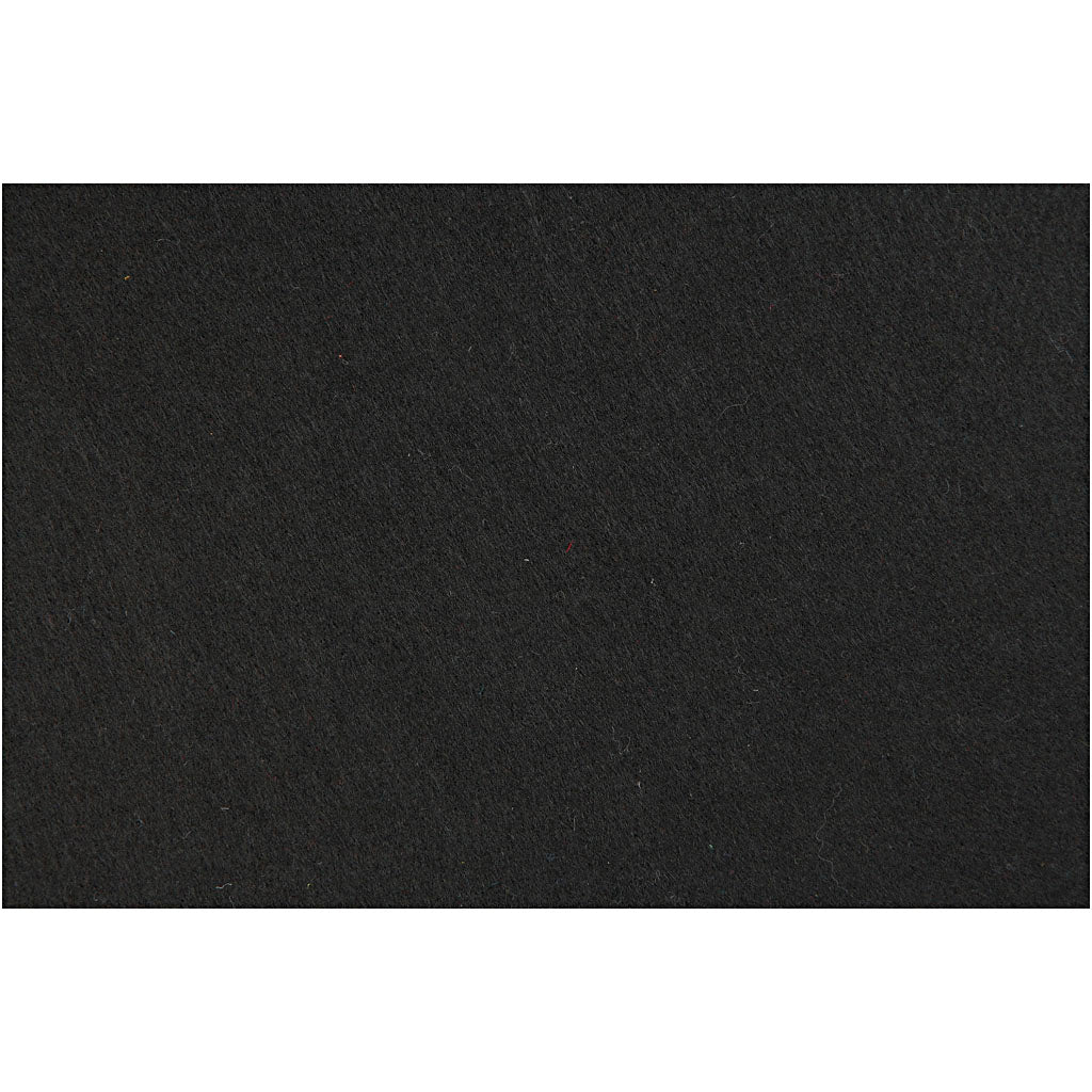 Creativ company hobbyvilt, vel 42x60 cm, dikte 3 mm, zwart, 1 vel