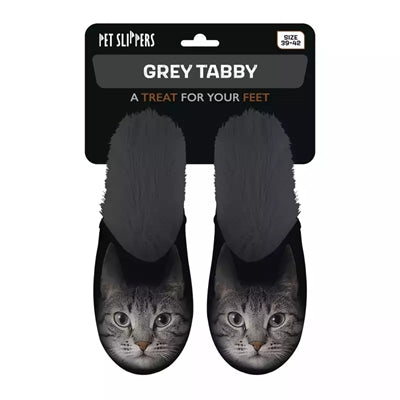 Slippel Gray Cat Black