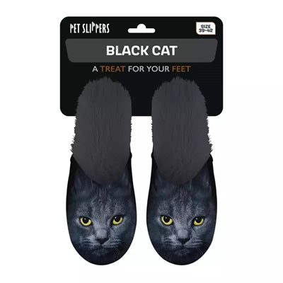 Slippel Black Cat Black